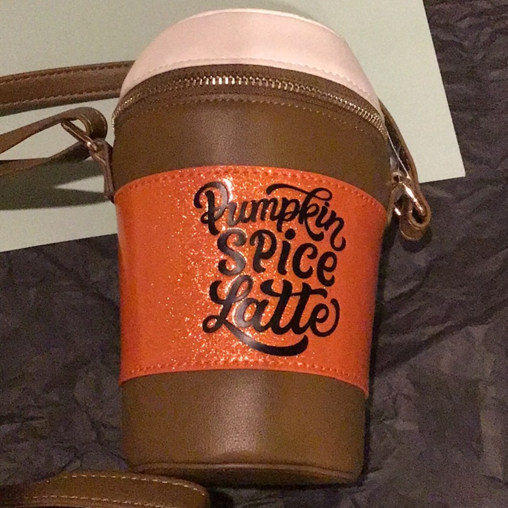 Pumpkin Spice Latte novelty bag purse with adjustable strap. New Tik Tok…